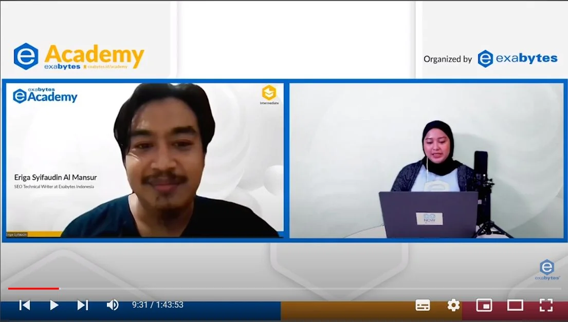 Mengisi di Exabytes Academy
