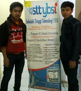 Eriga Syifaudin Al Mansur saat menjadi mahasiswa S1 Teknik Informatika di STT YBS Internasional